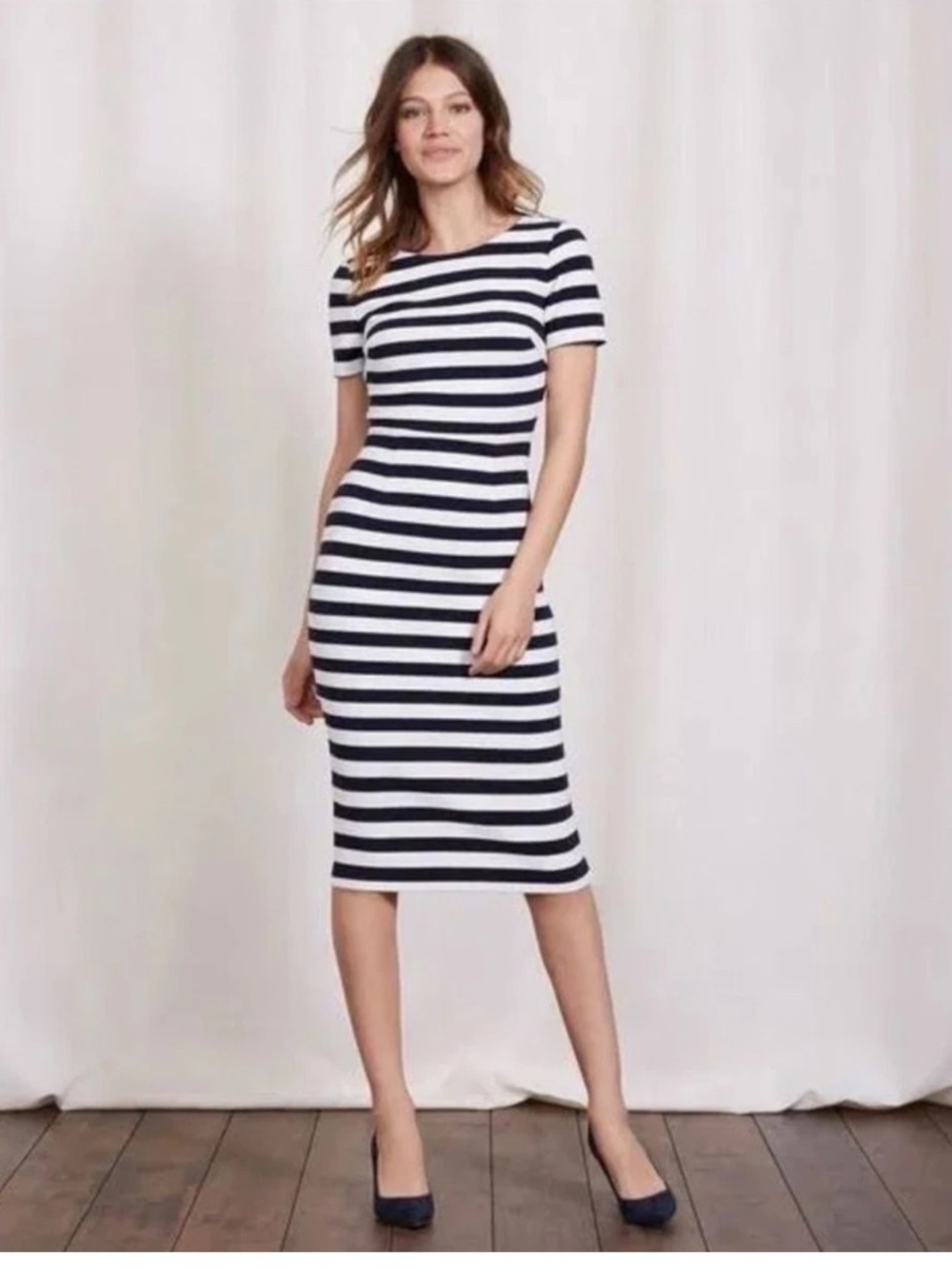 Boden Elsa Ottoman Midi Dress